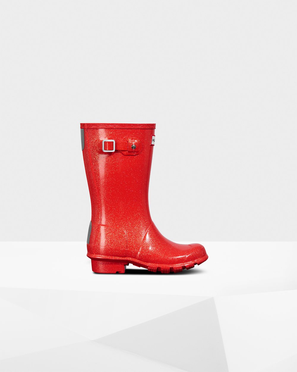 Botas de Lluvia Hunter Niños - Original Big Starcloud - Naranjas Rojos - DNPASVY-16